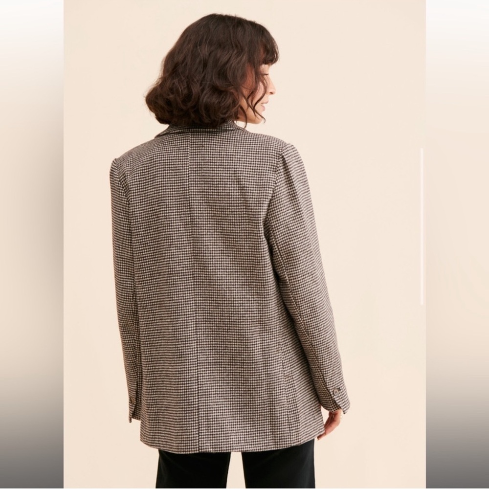 ASTR Pauline Houndstooth Gingham Blazer - Picture 8 of 8